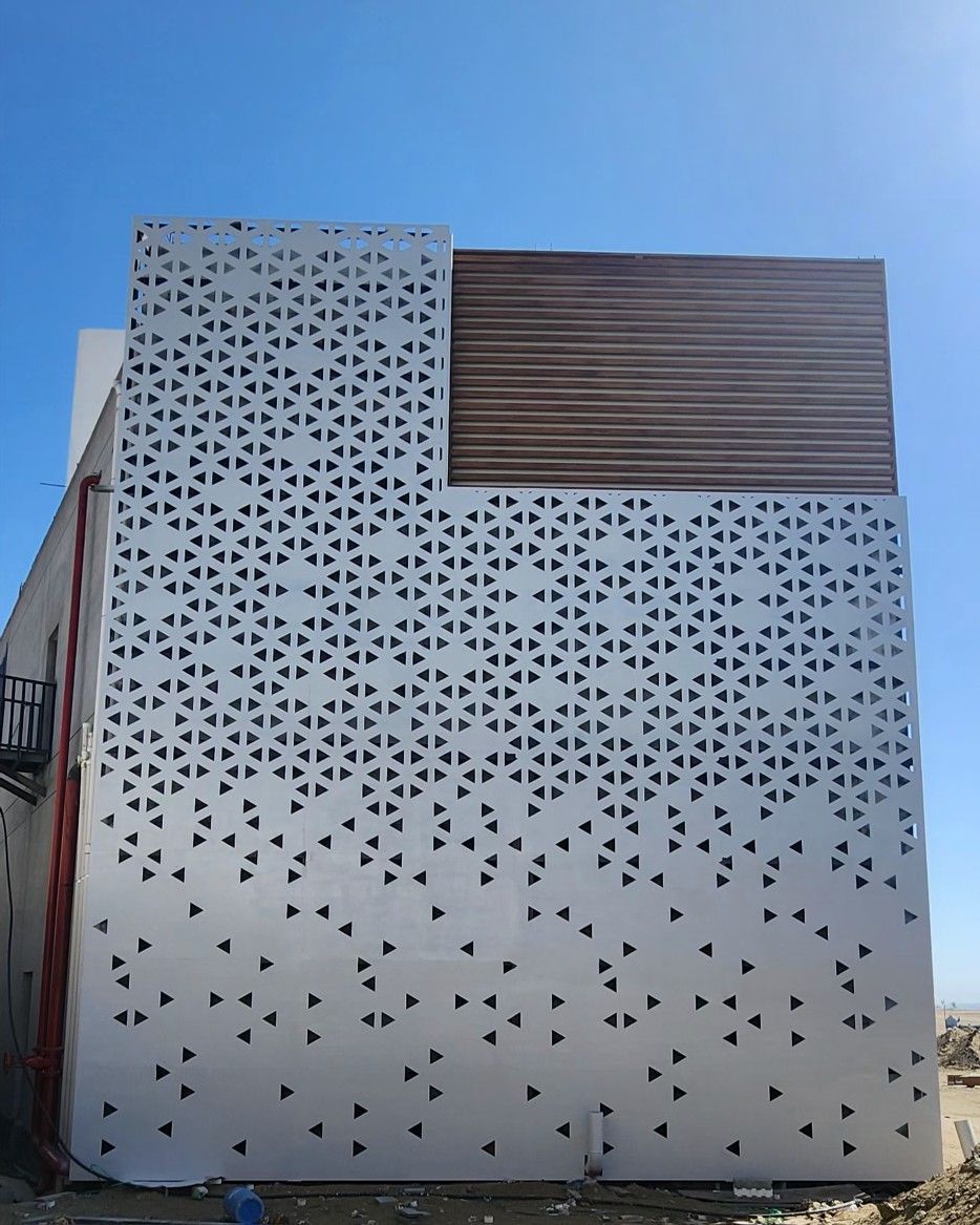 Stainless Steel Building Exterior Jali